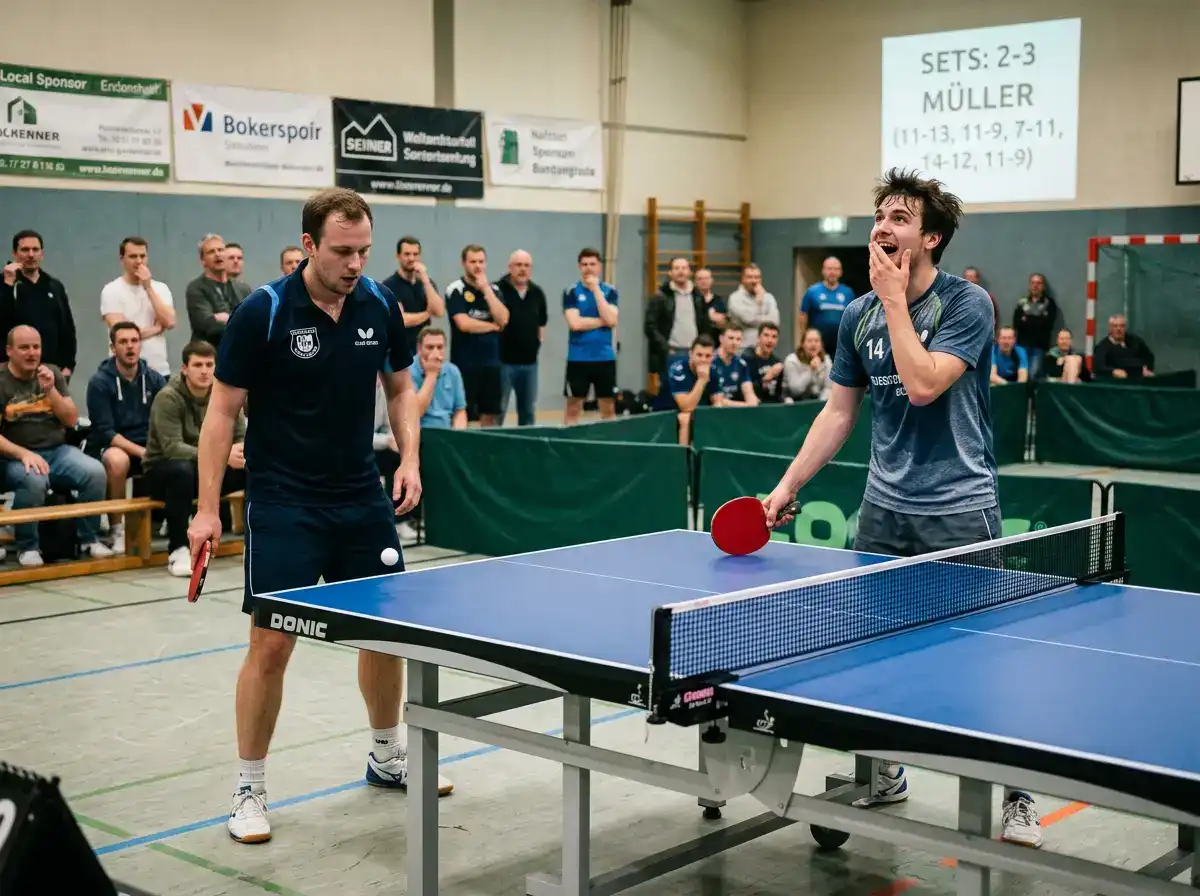 Außenseiter sorgt für eine Überraschung im Tischtennis