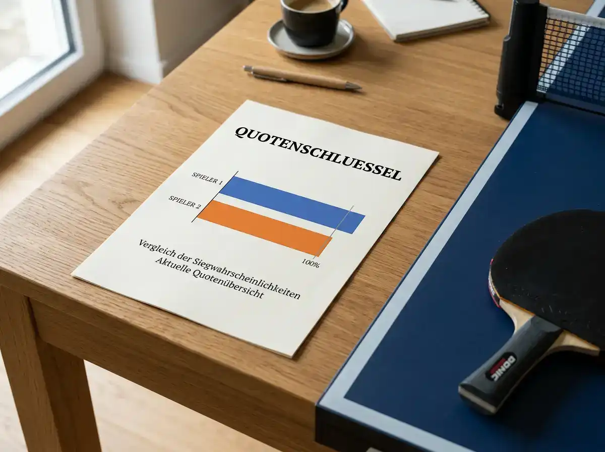 Berechnung der Buchmacher-Marge aus den beiden Siegquoten eines Tischtennis-Matches