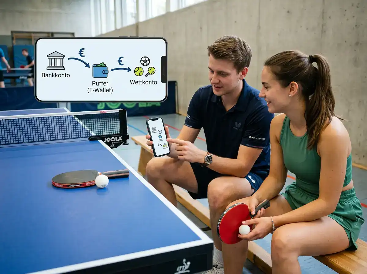 E-Wallet als Puffer zwischen Bankkonto und Wettkonto