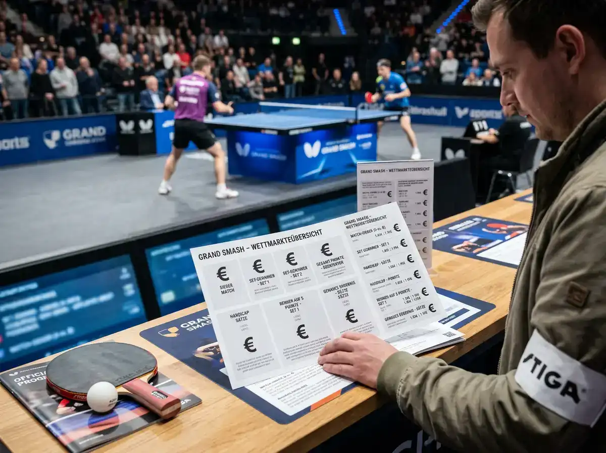 Auswahl lohnender Wettmärkte zu einem Grand-Smash-Match