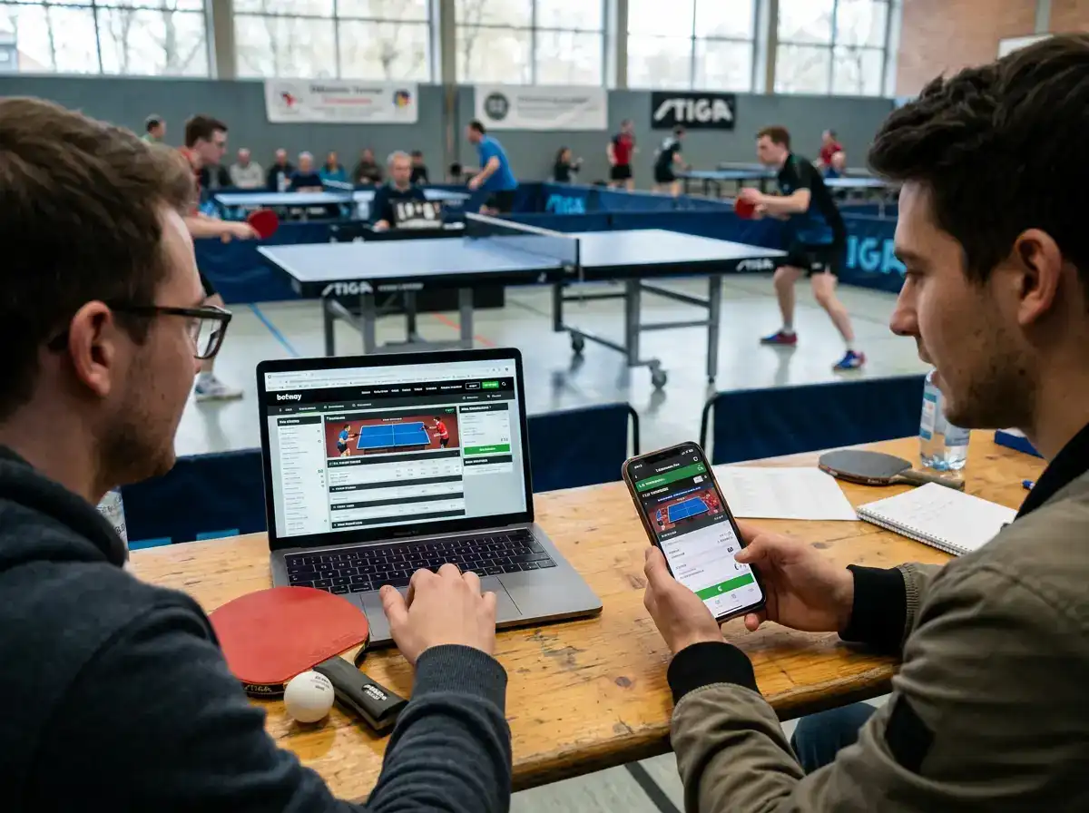 Vergleich von mobilem und Desktop-Wetten auf Tischtennis