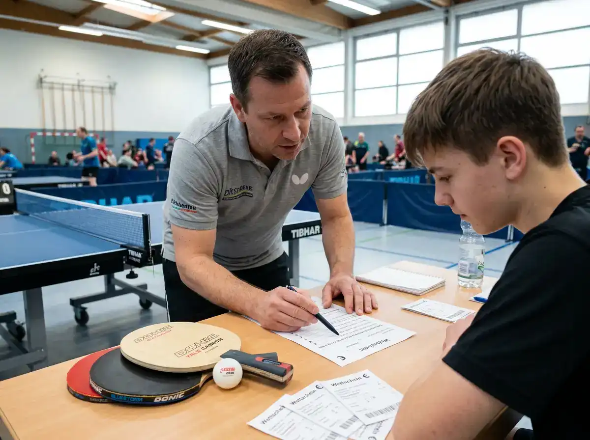 Mechanik des Satzhandicaps an einem Tischtennis-Wettschein erklärt
