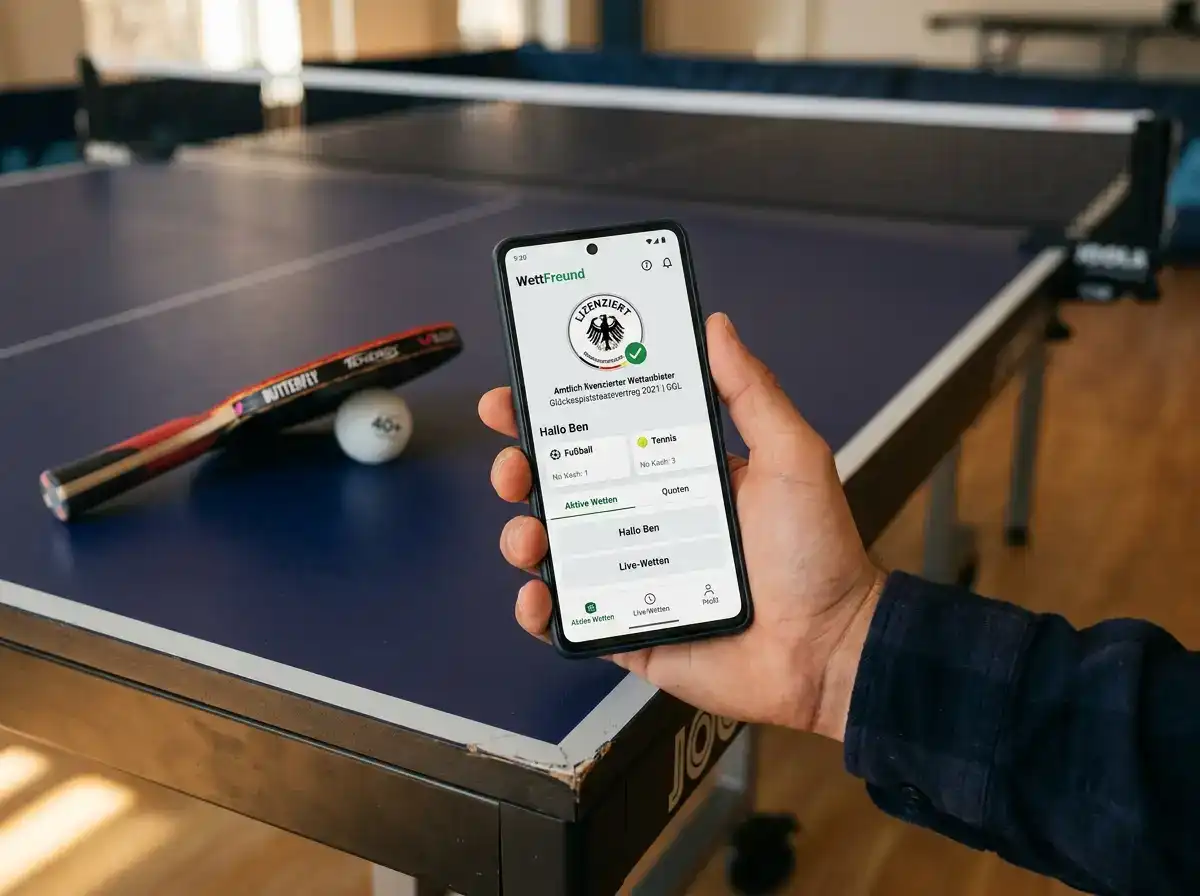 Seriöse Tischtennis-Wettanbieter mit deutscher Lizenz und geprüftem Spielerschutz