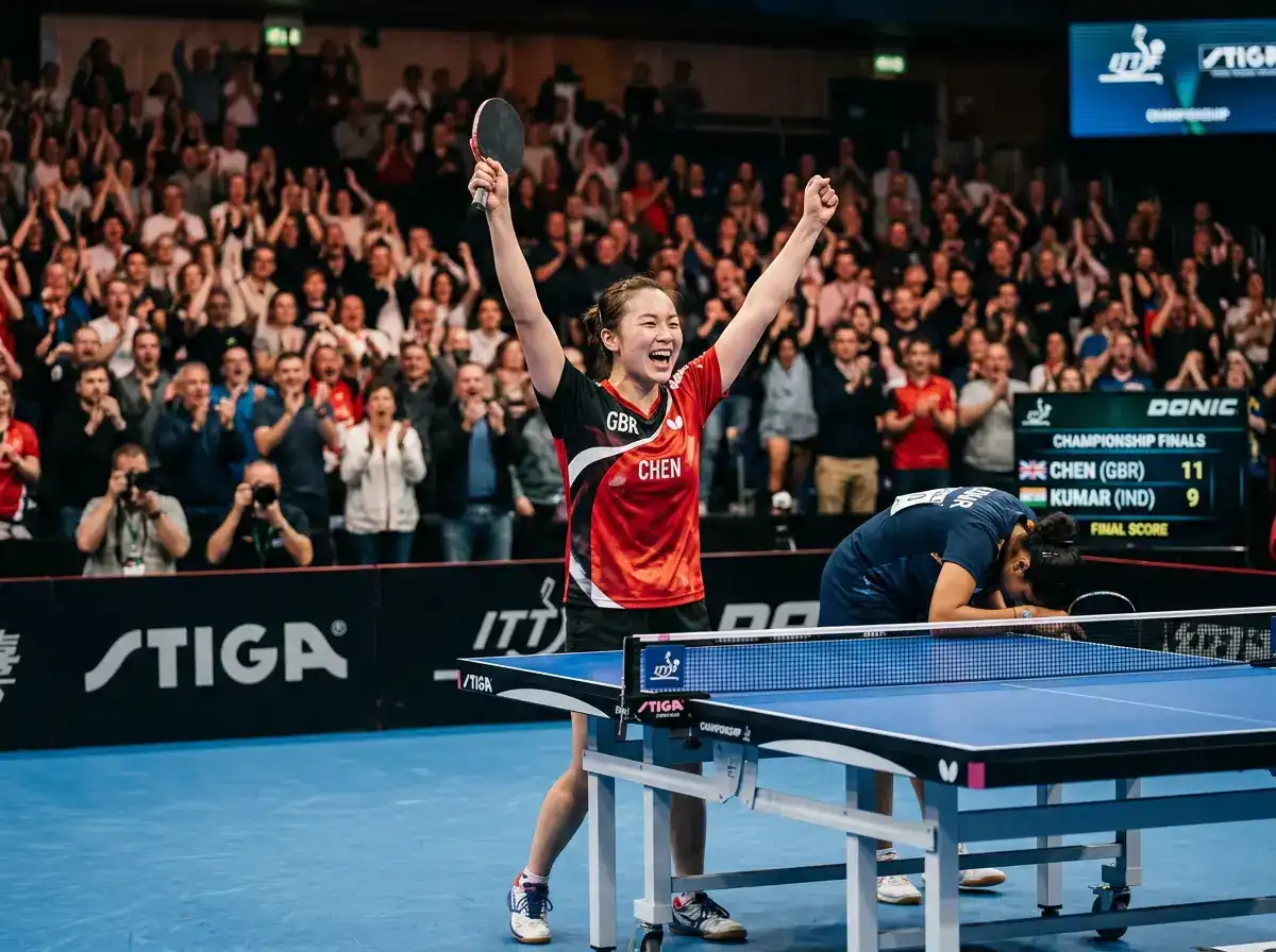 Außenseiter feiert überraschenden Sieg gegen einen favorisierten Tischtennisspieler