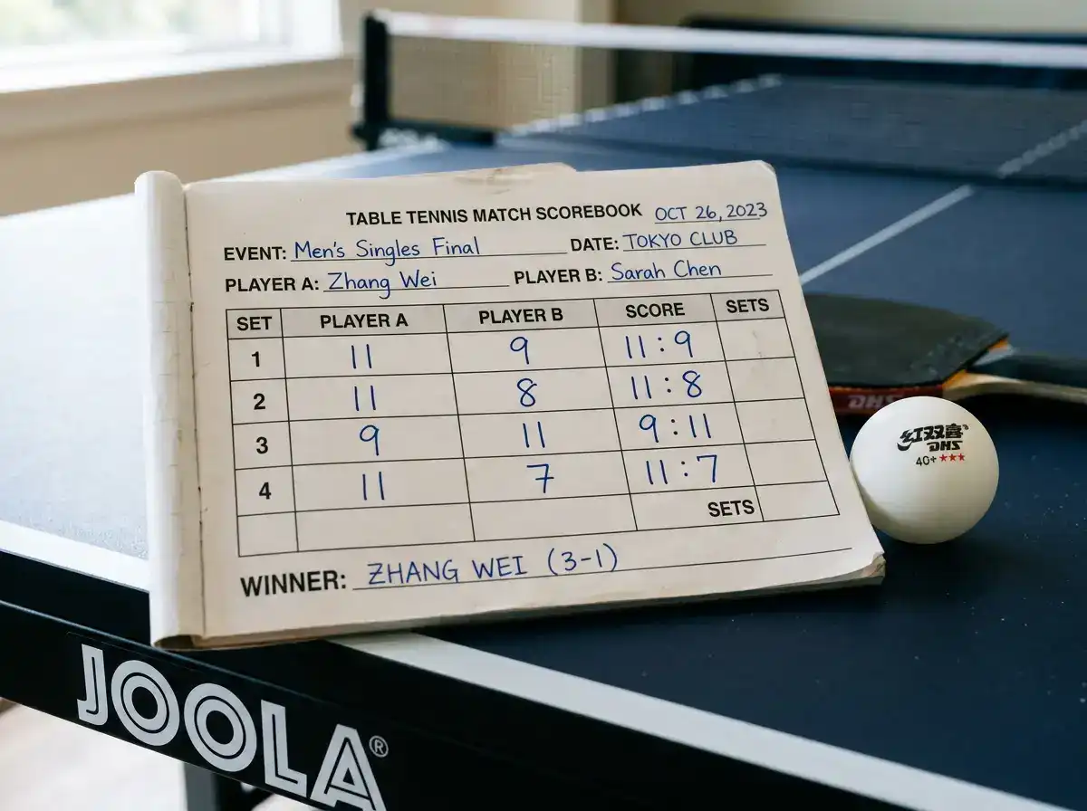 Punktehandicap im Tischtennis anhand der Punktedifferenz über alle Sätze eines Matches