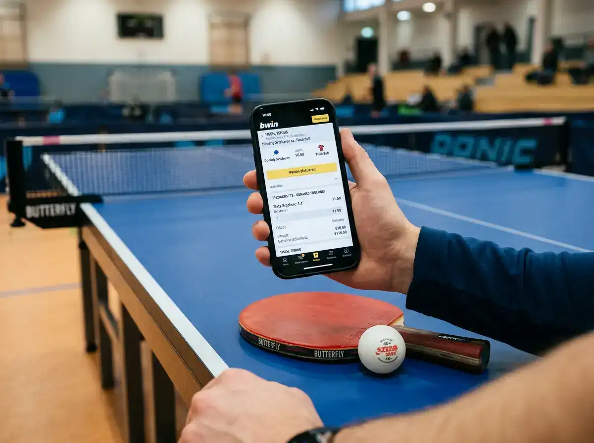 Tischtennis-Spezialwetten auf exaktes Satzergebnis und ersten Satz mit hohen Quoten