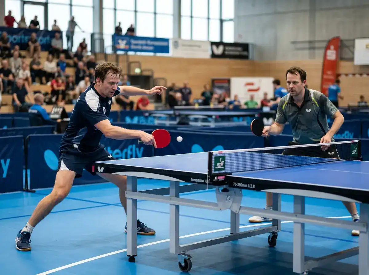 Gegensätzliche Spielstile Angriff und Abwehr im Tischtennis
