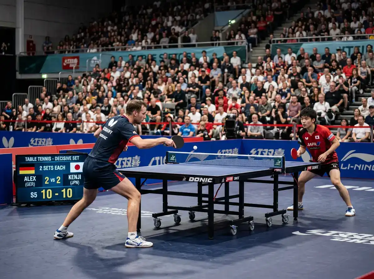 Über/Unter-Wette auf die Anzahl gespielter Tischtennis-Sätze über die volle Distanz