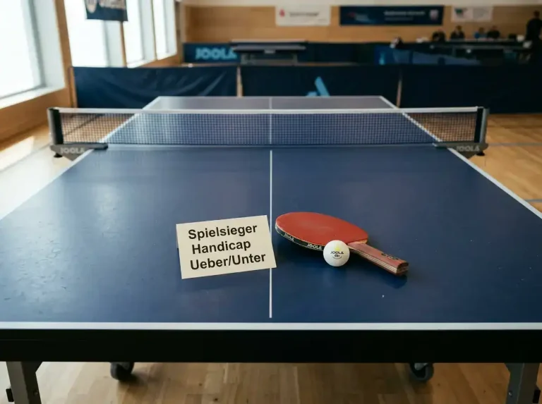 Tischtennis-Wettmärkte im Überblick: Spielsieger, Handicap und Über/Unter an der Platte