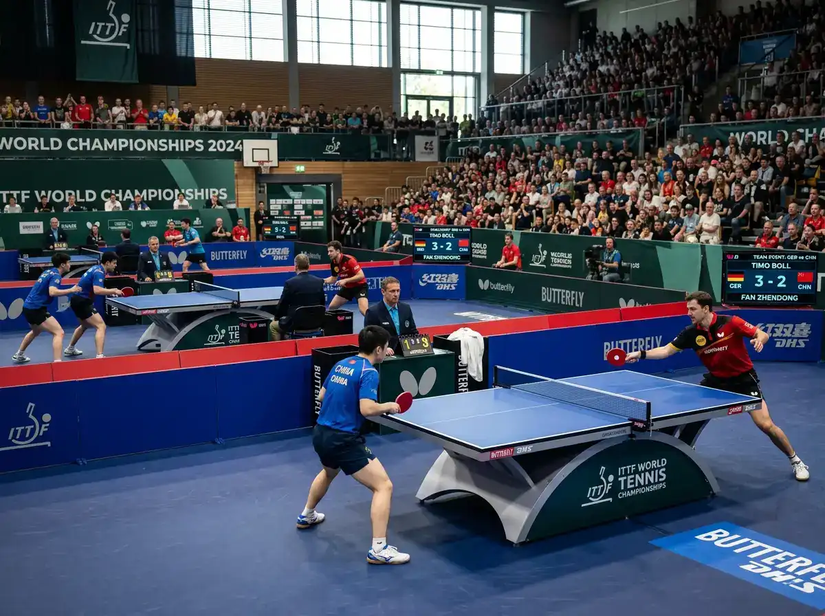 Einzel- und Mannschaftswettbewerb bei der Tischtennis-WM